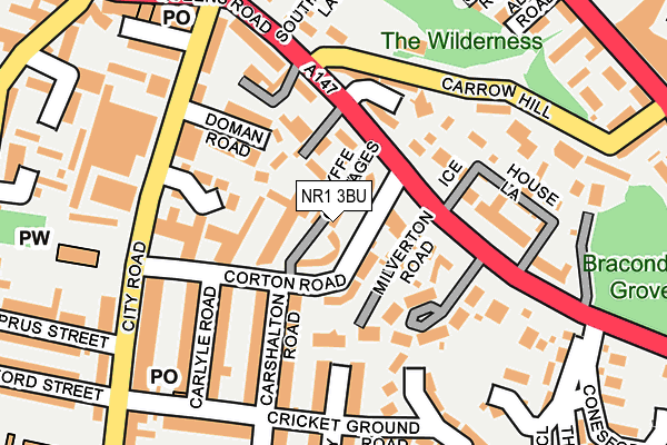 NR1 3BU map - OS OpenMap – Local (Ordnance Survey) NR1 3BU map - OS OpenMap – Local (Ordnance Survey)