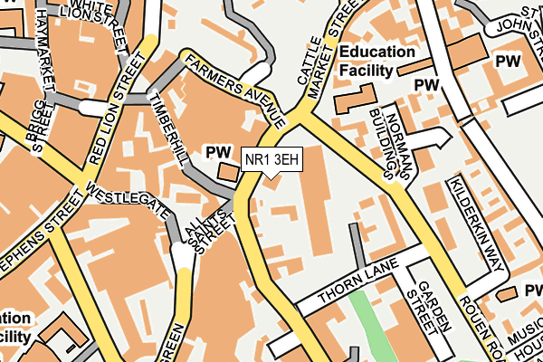 NR1 3EH map - OS OpenMap – Local (Ordnance Survey) NR1 3EH map - OS OpenMap – Local (Ordnance Survey)