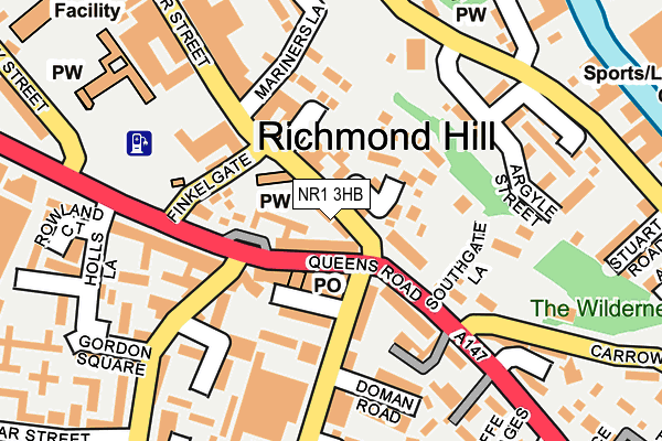 NR1 3HB map - OS OpenMap – Local (Ordnance Survey) NR1 3HB map - OS OpenMap – Local (Ordnance Survey)
