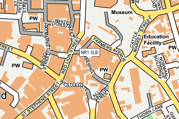 NR1 3LB map - OS OpenMap – Local (Ordnance Survey) NR1 3LB map - OS OpenMap – Local (Ordnance Survey)