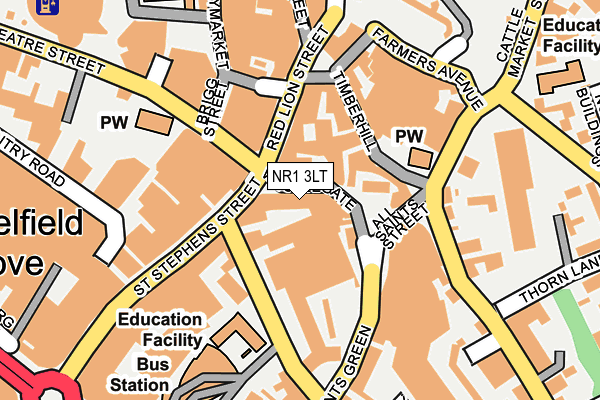 NR1 3LT map - OS OpenMap – Local (Ordnance Survey) NR1 3LT map - OS OpenMap – Local (Ordnance Survey)