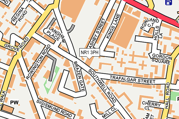 NR1 3PH map - OS OpenMap – Local (Ordnance Survey) NR1 3PH map - OS OpenMap – Local (Ordnance Survey)