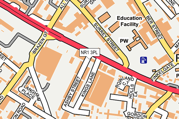 NR1 3PL map - OS OpenMap – Local (Ordnance Survey) NR1 3PL map - OS OpenMap – Local (Ordnance Survey)