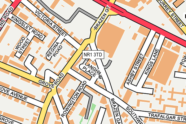 NR1 3TD map - OS OpenMap – Local (Ordnance Survey) NR1 3TD map - OS OpenMap – Local (Ordnance Survey)