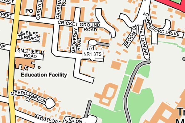 NR1 3TS map - OS OpenMap – Local (Ordnance Survey) NR1 3TS map - OS OpenMap – Local (Ordnance Survey)