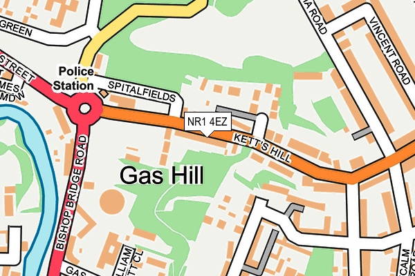 NR1 4EZ map - OS OpenMap – Local (Ordnance Survey) NR1 4EZ map - OS OpenMap – Local (Ordnance Survey)