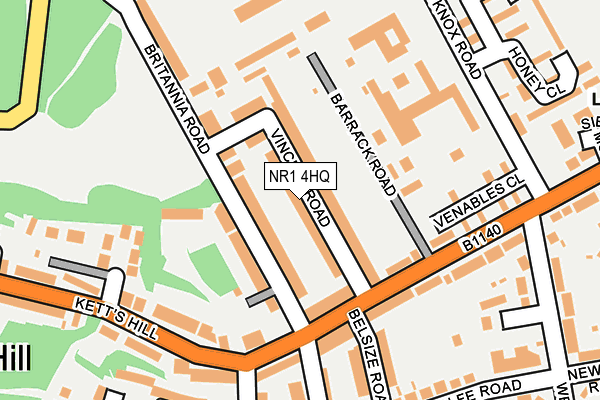NR1 4HQ map - OS OpenMap – Local (Ordnance Survey) NR1 4HQ map - OS OpenMap – Local (Ordnance Survey)