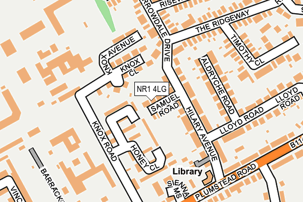 NR1 4LG map - OS OpenMap – Local (Ordnance Survey) NR1 4LG map - OS OpenMap – Local (Ordnance Survey)