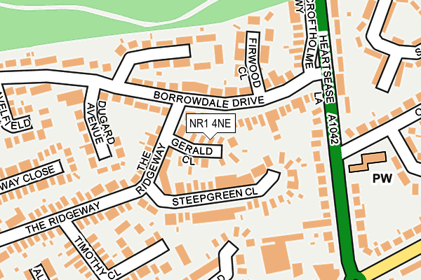 NR1 4NE map - OS OpenMap – Local (Ordnance Survey) NR1 4NE map - OS OpenMap – Local (Ordnance Survey)