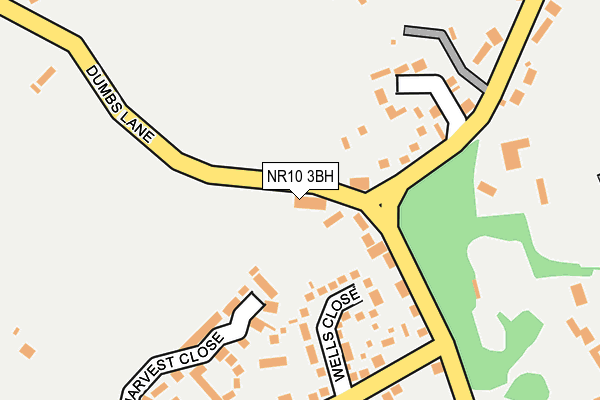 NR10 3BH map - OS OpenMap – Local (Ordnance Survey) NR10 3BH map - OS OpenMap – Local (Ordnance Survey)