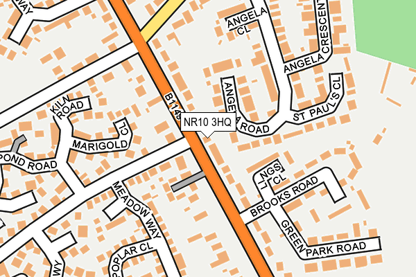 NR10 3HQ map - OS OpenMap – Local (Ordnance Survey) NR10 3HQ map - OS OpenMap – Local (Ordnance Survey)