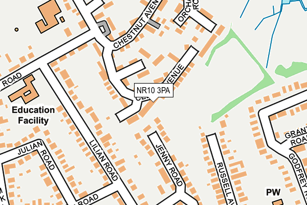 NR10 3PA map - OS OpenMap – Local (Ordnance Survey) NR10 3PA map - OS OpenMap – Local (Ordnance Survey)