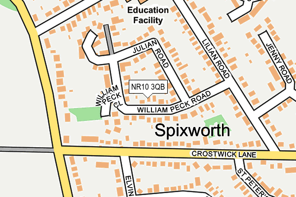 NR10 3QB map - OS OpenMap – Local (Ordnance Survey) NR10 3QB map - OS OpenMap – Local (Ordnance Survey)