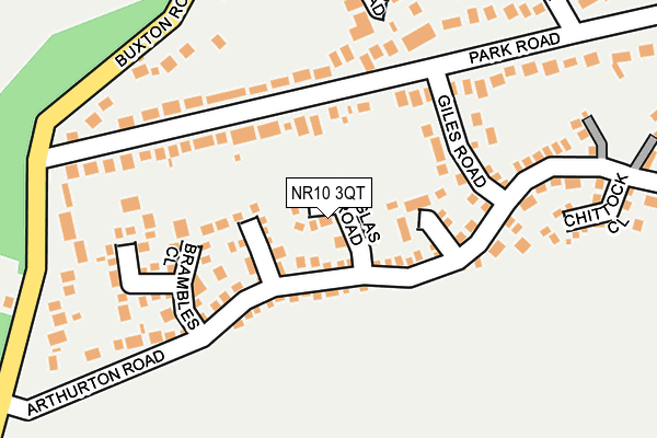 NR10 3QT map - OS OpenMap – Local (Ordnance Survey) NR10 3QT map - OS OpenMap – Local (Ordnance Survey)