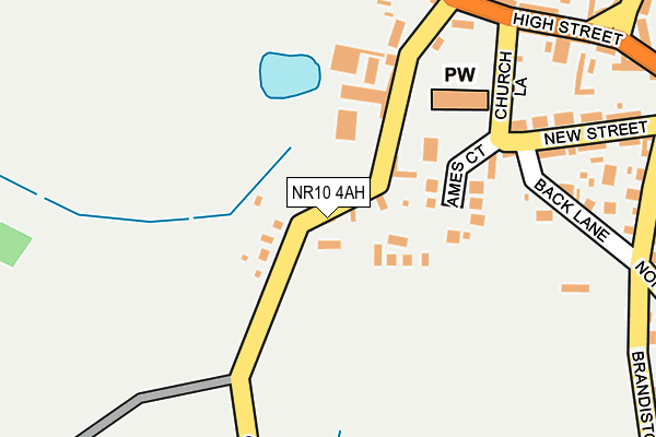 NR10 4AH map - OS OpenMap – Local (Ordnance Survey) NR10 4AH map - OS OpenMap – Local (Ordnance Survey)