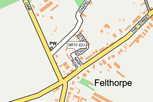 NR10 4DJ map - OS OpenMap – Local (Ordnance Survey) NR10 4DJ map - OS OpenMap – Local (Ordnance Survey)