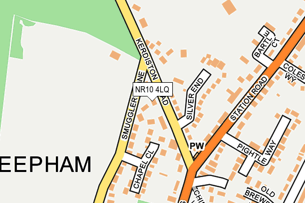NR10 4LQ map - OS OpenMap – Local (Ordnance Survey) NR10 4LQ map - OS OpenMap – Local (Ordnance Survey)