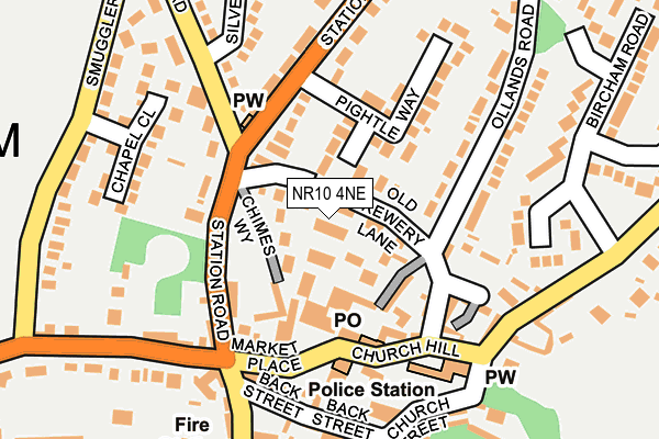 NR10 4NE map - OS OpenMap – Local (Ordnance Survey) NR10 4NE map - OS OpenMap – Local (Ordnance Survey)