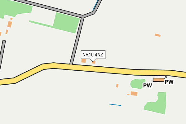 NR10 4NZ map - OS OpenMap – Local (Ordnance Survey)