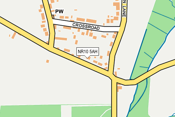 NR10 5AH map - OS OpenMap – Local (Ordnance Survey) NR10 5AH map - OS OpenMap – Local (Ordnance Survey)