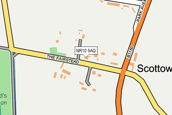 NR10 5AQ map - OS OpenMap – Local (Ordnance Survey)