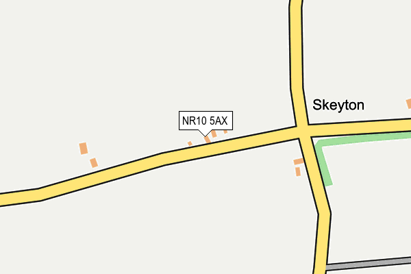 NR10 5AX map - OS OpenMap – Local (Ordnance Survey) NR10 5AX map - OS OpenMap – Local (Ordnance Survey)