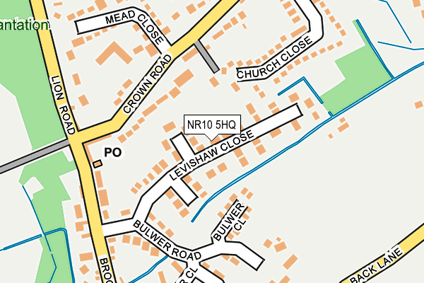 NR10 5HQ map - OS OpenMap – Local (Ordnance Survey) NR10 5HQ map - OS OpenMap – Local (Ordnance Survey)
