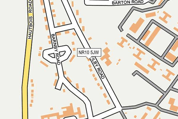 NR10 5JW map - OS OpenMap – Local (Ordnance Survey) NR10 5JW map - OS OpenMap – Local (Ordnance Survey)