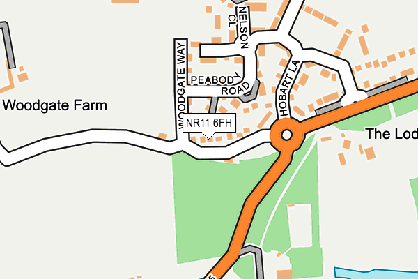 NR11 6FH map - OS OpenMap – Local (Ordnance Survey) NR11 6FH map - OS OpenMap – Local (Ordnance Survey)