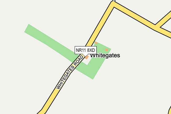 NR11 8XD map - OS OpenMap – Local (Ordnance Survey) NR11 8XD map - OS OpenMap – Local (Ordnance Survey)