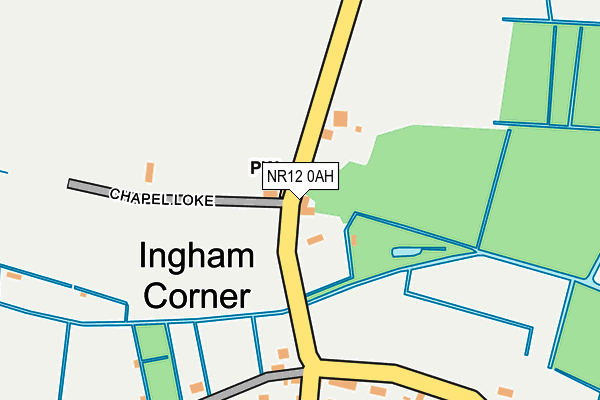 NR12 0AH map - OS OpenMap – Local (Ordnance Survey) NR12 0AH map - OS OpenMap – Local (Ordnance Survey)