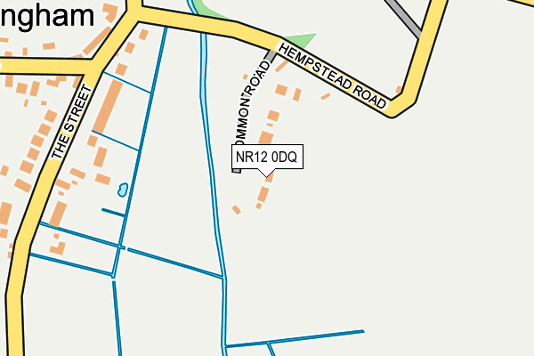 NR12 0DQ map - OS OpenMap – Local (Ordnance Survey) NR12 0DQ map - OS OpenMap – Local (Ordnance Survey)