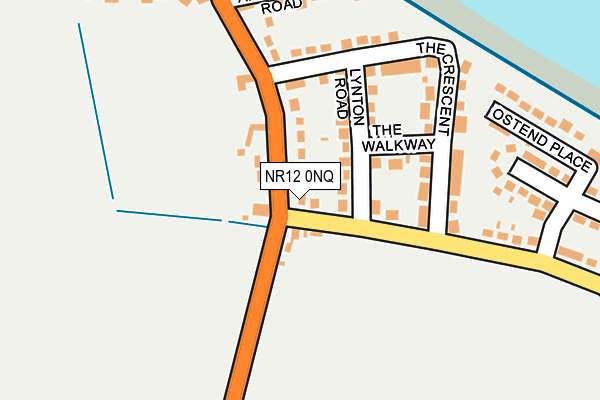 NR12 0NQ map - OS OpenMap – Local (Ordnance Survey) NR12 0NQ map - OS OpenMap – Local (Ordnance Survey)