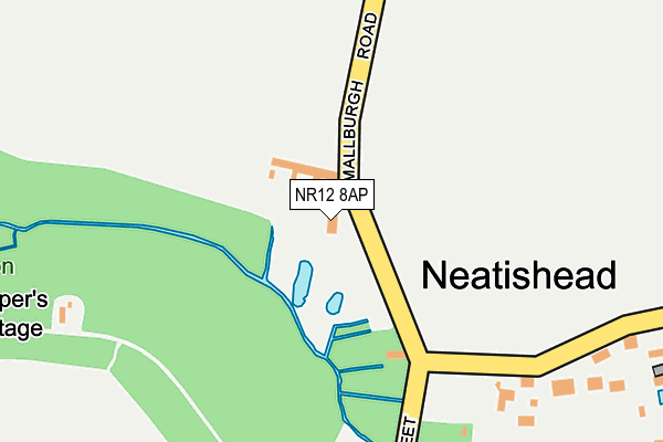 NR12 8AP map - OS OpenMap – Local (Ordnance Survey) NR12 8AP map - OS OpenMap – Local (Ordnance Survey)