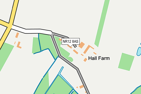 NR12 8AS map - OS OpenMap – Local (Ordnance Survey) NR12 8AS map - OS OpenMap – Local (Ordnance Survey)