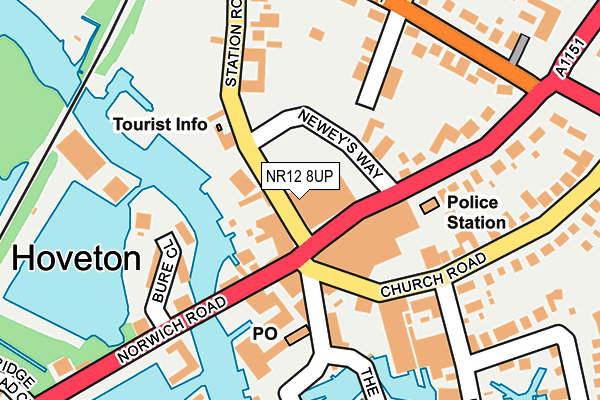 NR12 8UP map - OS OpenMap – Local (Ordnance Survey) NR12 8UP map - OS OpenMap – Local (Ordnance Survey)