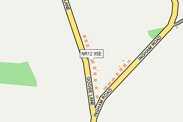 NR12 9SE map - OS OpenMap – Local (Ordnance Survey) NR12 9SE map - OS OpenMap – Local (Ordnance Survey)