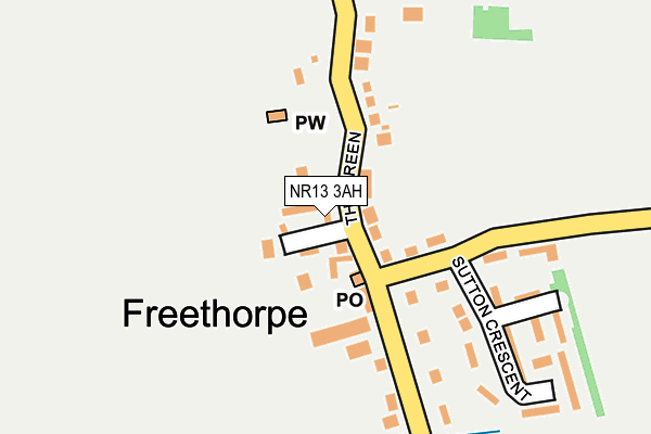 NR13 3AH map - OS OpenMap – Local (Ordnance Survey)