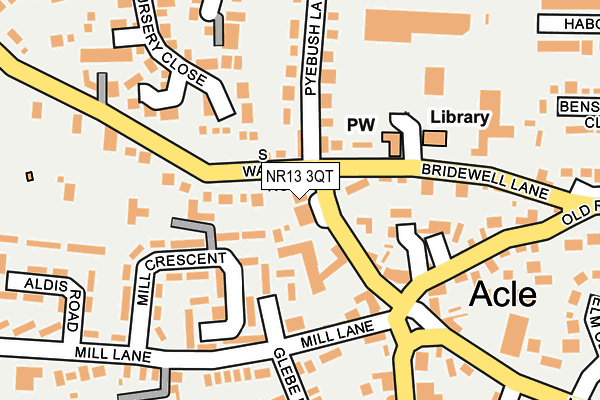 NR13 3QT map - OS OpenMap – Local (Ordnance Survey) NR13 3QT map - OS OpenMap – Local (Ordnance Survey)