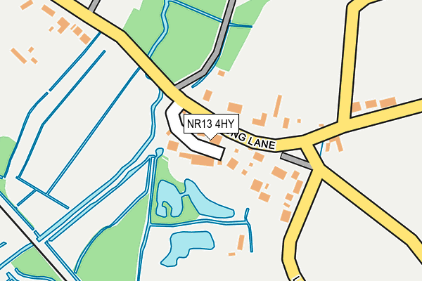NR13 4HY map - OS OpenMap – Local (Ordnance Survey) NR13 4HY map - OS OpenMap – Local (Ordnance Survey)