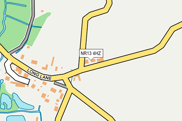 NR13 4HZ map - OS OpenMap – Local (Ordnance Survey) NR13 4HZ map - OS OpenMap – Local (Ordnance Survey)