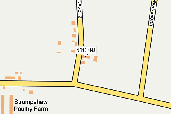 NR13 4NJ map - OS OpenMap – Local (Ordnance Survey) NR13 4NJ map - OS OpenMap – Local (Ordnance Survey)