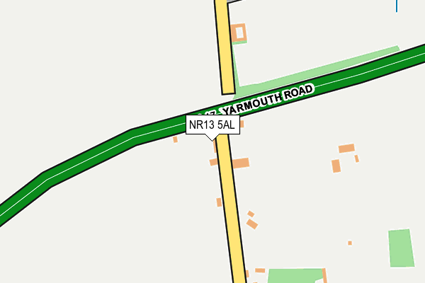 NR13 5AL map - OS OpenMap – Local (Ordnance Survey) NR13 5AL map - OS OpenMap – Local (Ordnance Survey)