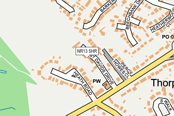 NR13 5HR map - OS OpenMap – Local (Ordnance Survey) NR13 5HR map - OS OpenMap – Local (Ordnance Survey)