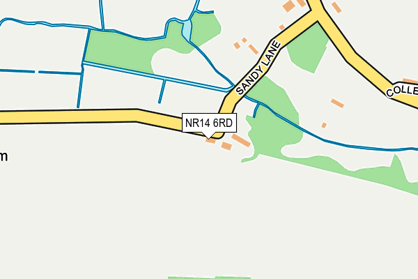 NR14 6RD map - OS OpenMap – Local (Ordnance Survey) NR14 6RD map - OS OpenMap – Local (Ordnance Survey)