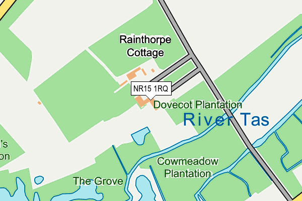 NR15 1RQ map - OS OpenMap – Local (Ordnance Survey) NR15 1RQ map - OS OpenMap – Local (Ordnance Survey)