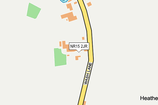 NR15 2JR map - OS OpenMap – Local (Ordnance Survey) NR15 2JR map - OS OpenMap – Local (Ordnance Survey)