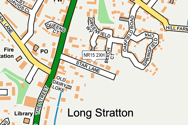 NR15 2XH map - OS OpenMap – Local (Ordnance Survey) NR15 2XH map - OS OpenMap – Local (Ordnance Survey)