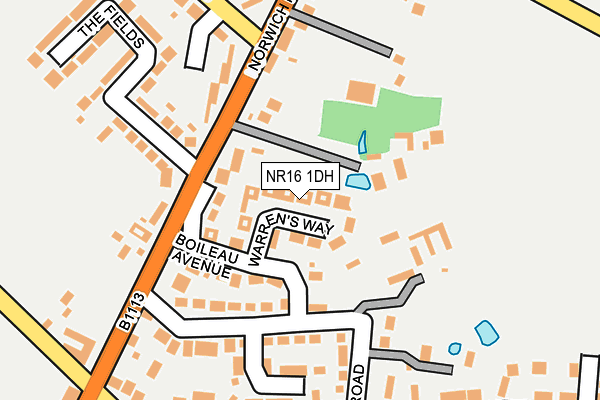 NR16 1DH map - OS OpenMap – Local (Ordnance Survey) NR16 1DH map - OS OpenMap – Local (Ordnance Survey)