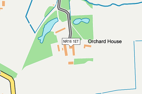 NR16 1ET map - OS OpenMap – Local (Ordnance Survey) NR16 1ET map - OS OpenMap – Local (Ordnance Survey)